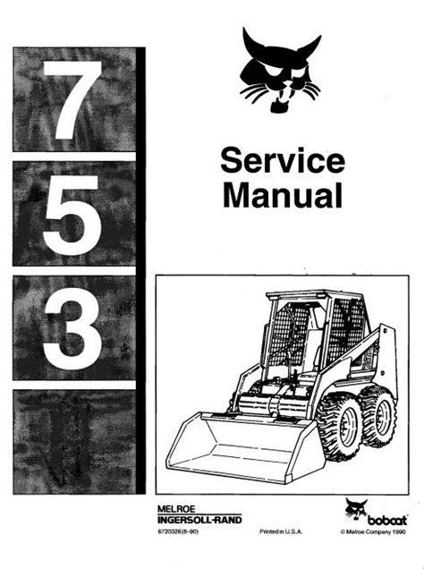 2001 bobcat 753 skid steer specs|bobcat 753 owners manual.